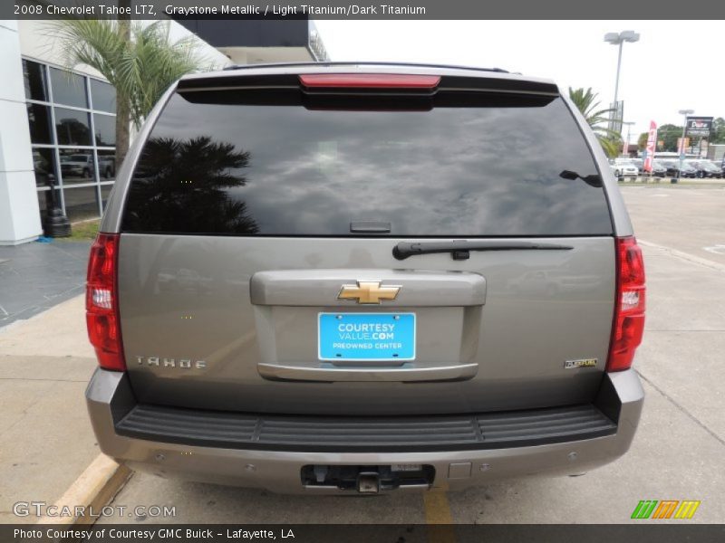 Graystone Metallic / Light Titanium/Dark Titanium 2008 Chevrolet Tahoe LTZ