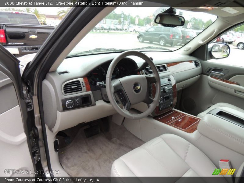 Graystone Metallic / Light Titanium/Dark Titanium 2008 Chevrolet Tahoe LTZ