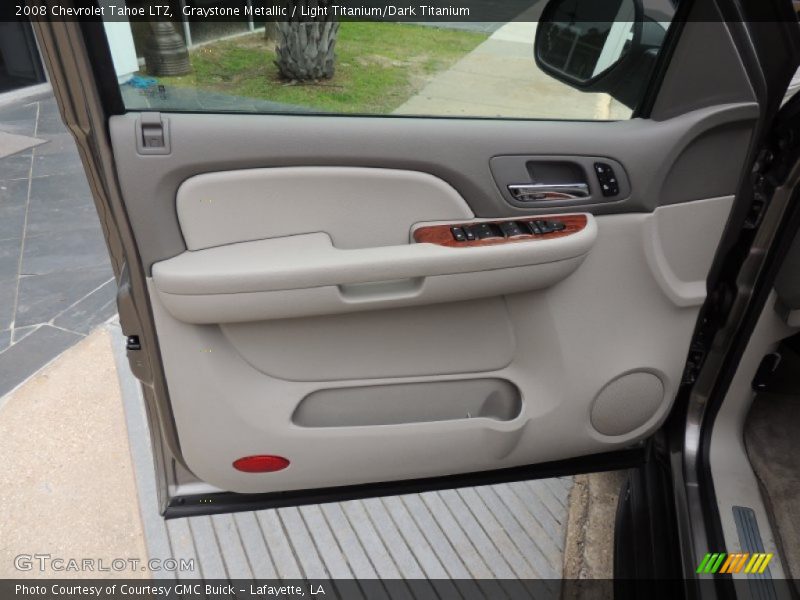 Graystone Metallic / Light Titanium/Dark Titanium 2008 Chevrolet Tahoe LTZ