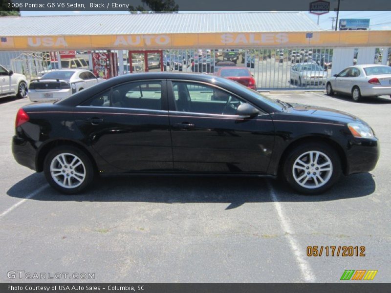 Black / Ebony 2006 Pontiac G6 V6 Sedan