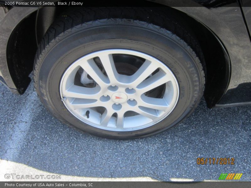 Black / Ebony 2006 Pontiac G6 V6 Sedan
