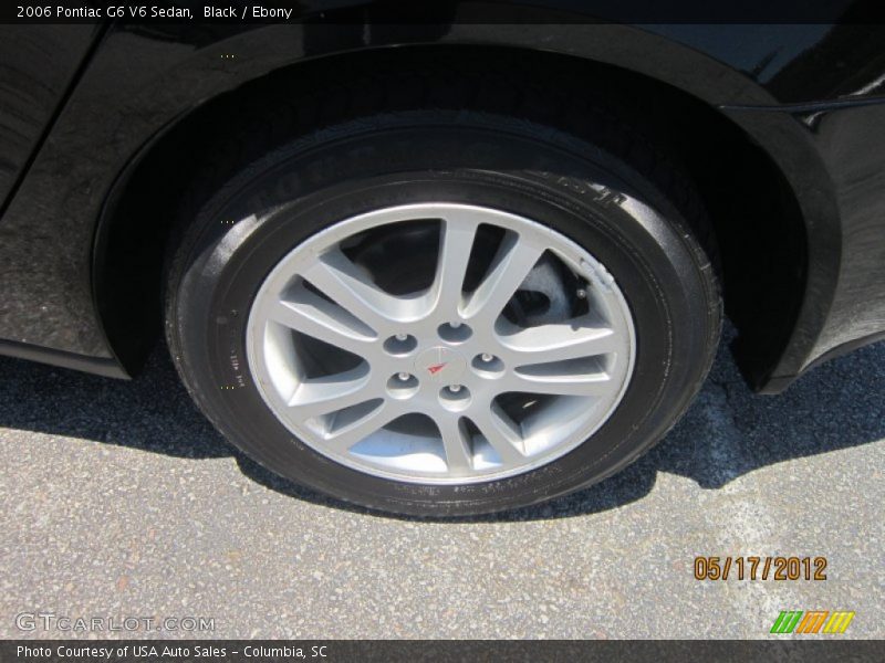 Black / Ebony 2006 Pontiac G6 V6 Sedan