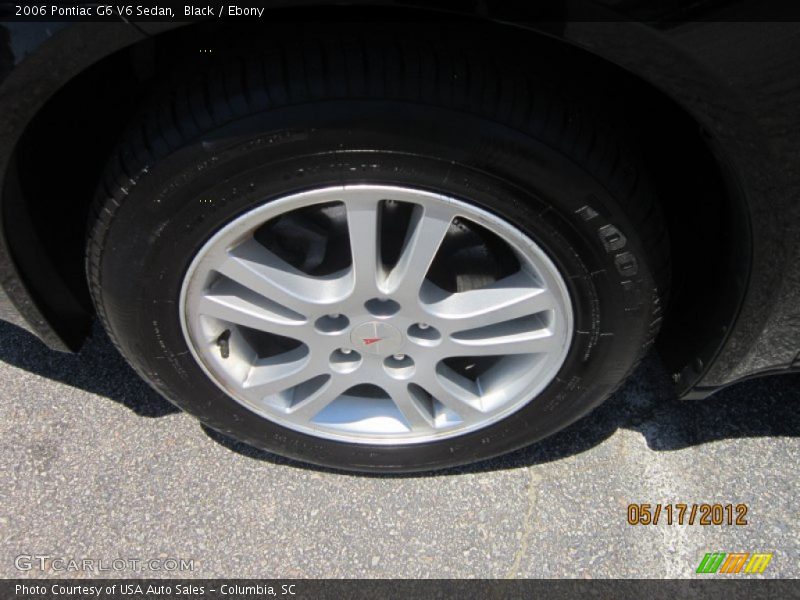 Black / Ebony 2006 Pontiac G6 V6 Sedan