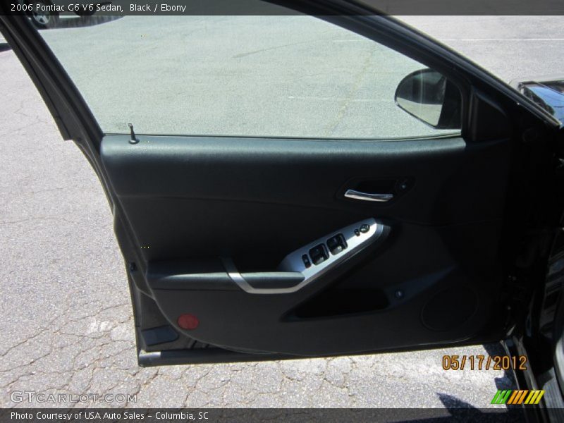 Black / Ebony 2006 Pontiac G6 V6 Sedan