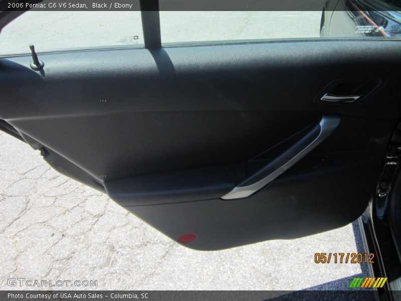 Black / Ebony 2006 Pontiac G6 V6 Sedan