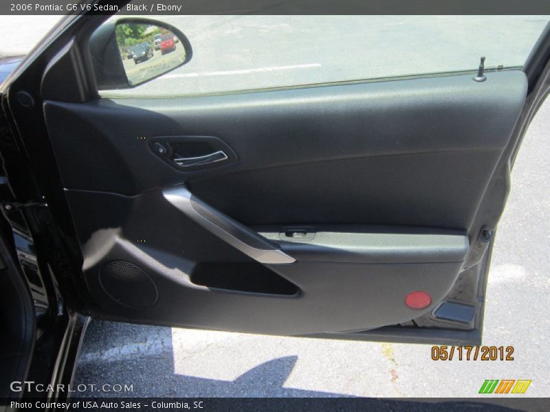 Black / Ebony 2006 Pontiac G6 V6 Sedan