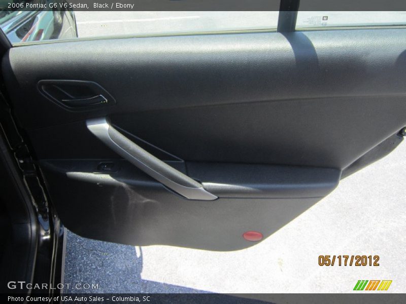 Black / Ebony 2006 Pontiac G6 V6 Sedan