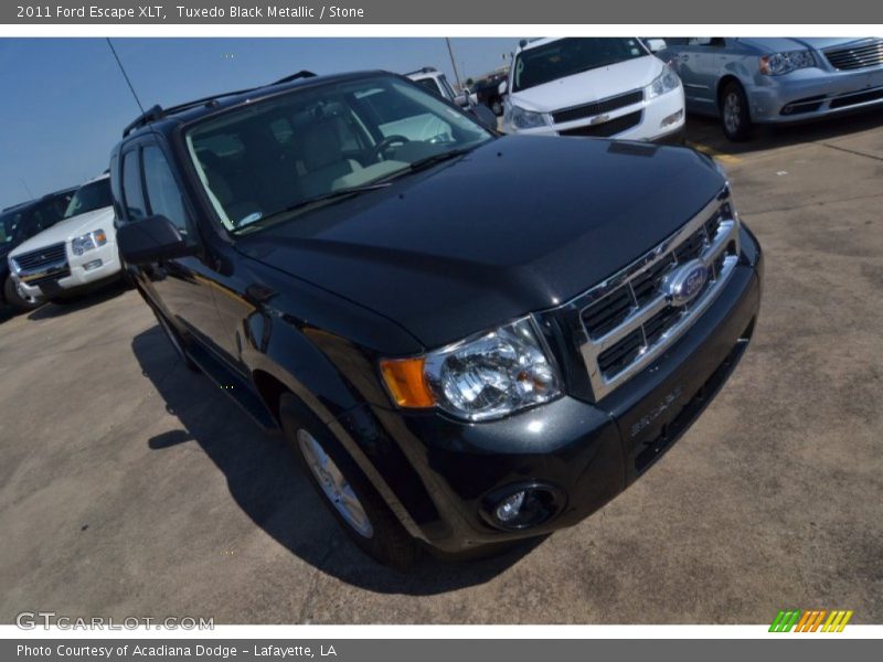 Tuxedo Black Metallic / Stone 2011 Ford Escape XLT
