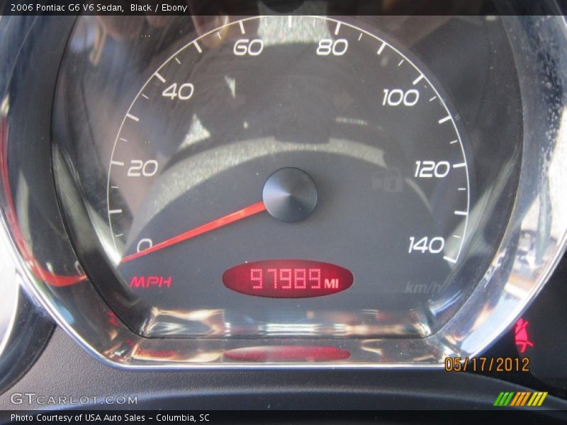 Black / Ebony 2006 Pontiac G6 V6 Sedan
