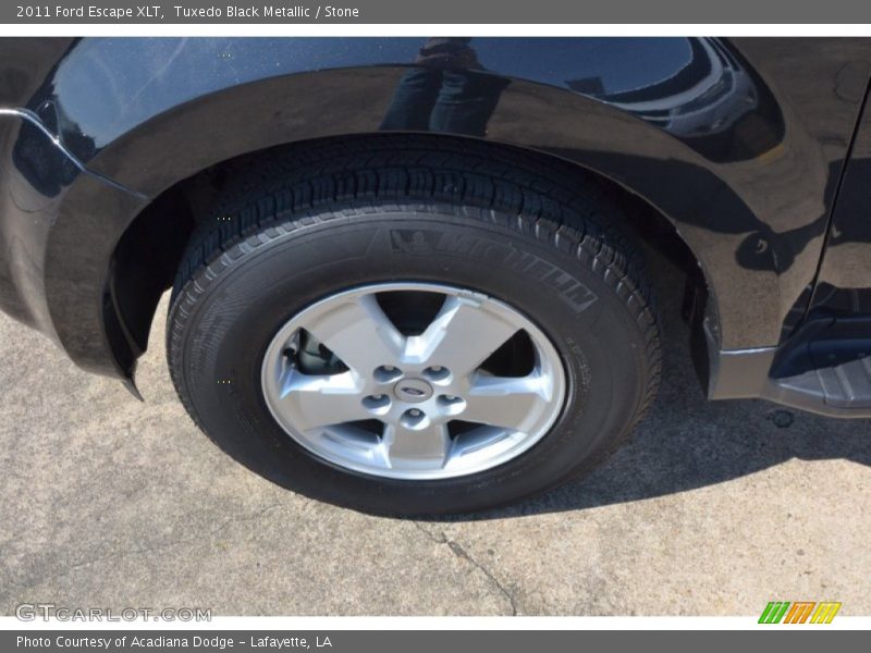 Tuxedo Black Metallic / Stone 2011 Ford Escape XLT