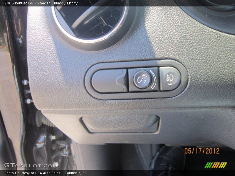 Black / Ebony 2006 Pontiac G6 V6 Sedan