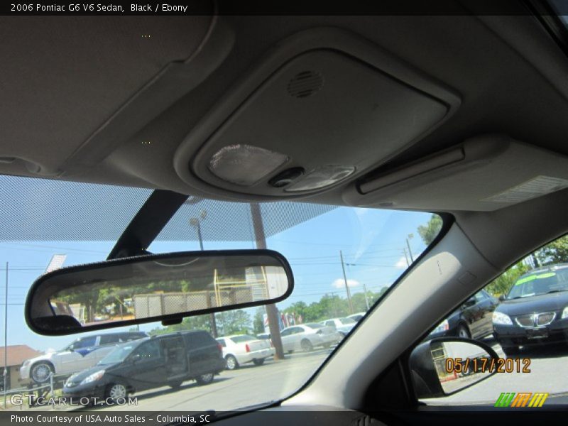 Black / Ebony 2006 Pontiac G6 V6 Sedan