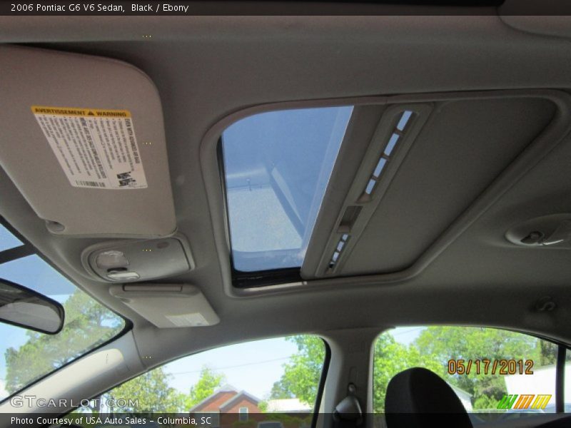 Black / Ebony 2006 Pontiac G6 V6 Sedan
