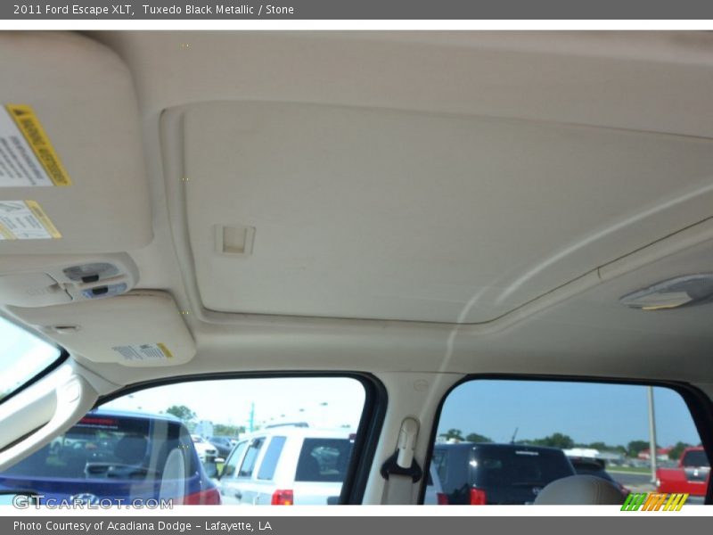 Tuxedo Black Metallic / Stone 2011 Ford Escape XLT