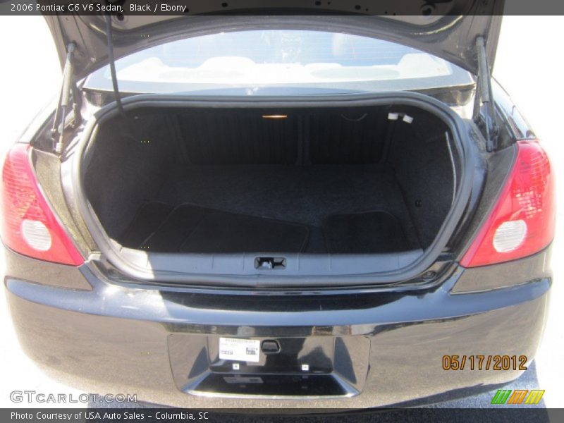 Black / Ebony 2006 Pontiac G6 V6 Sedan