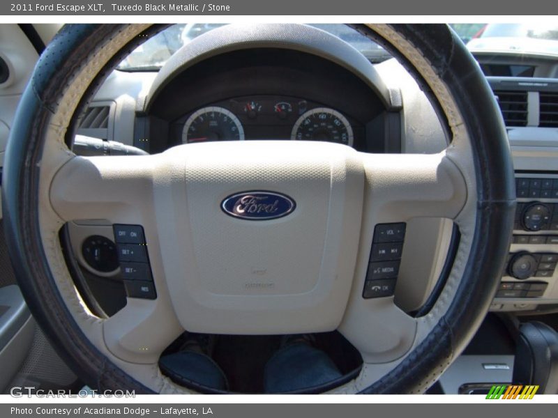 Tuxedo Black Metallic / Stone 2011 Ford Escape XLT