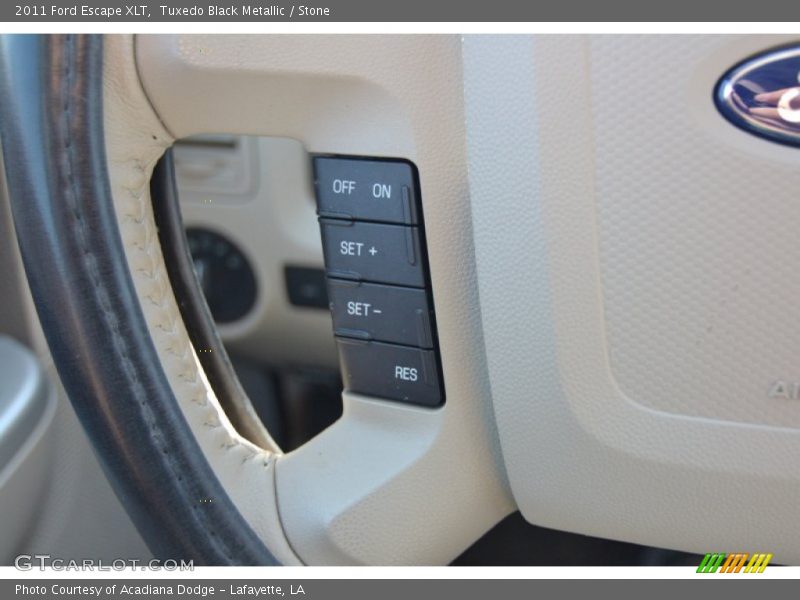 Tuxedo Black Metallic / Stone 2011 Ford Escape XLT