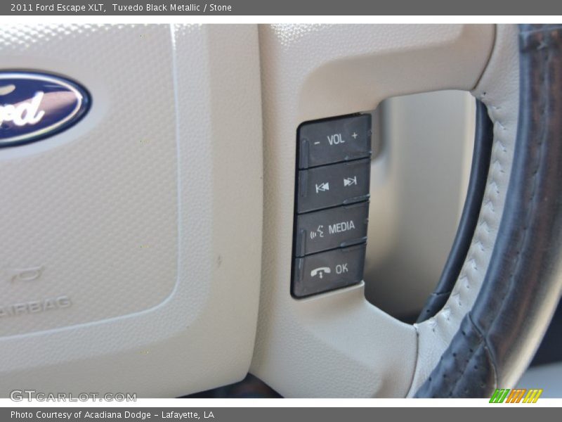 Tuxedo Black Metallic / Stone 2011 Ford Escape XLT
