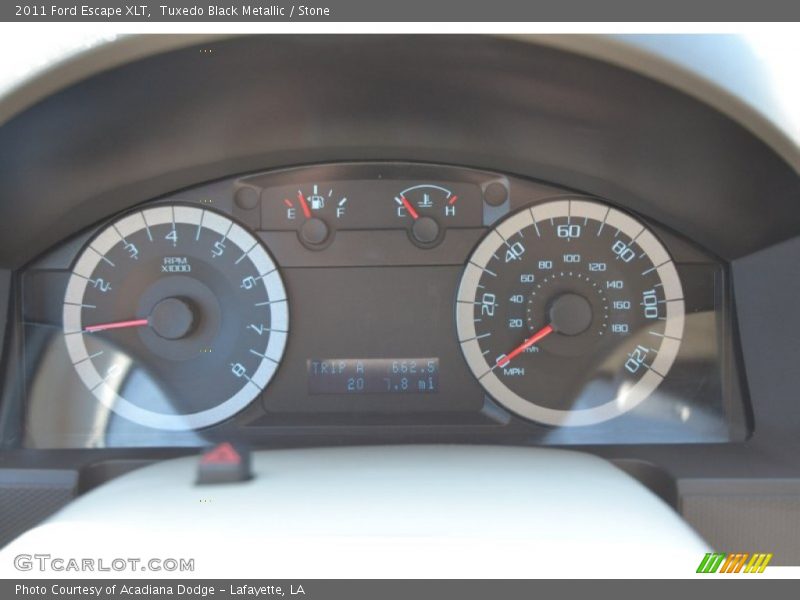 Tuxedo Black Metallic / Stone 2011 Ford Escape XLT