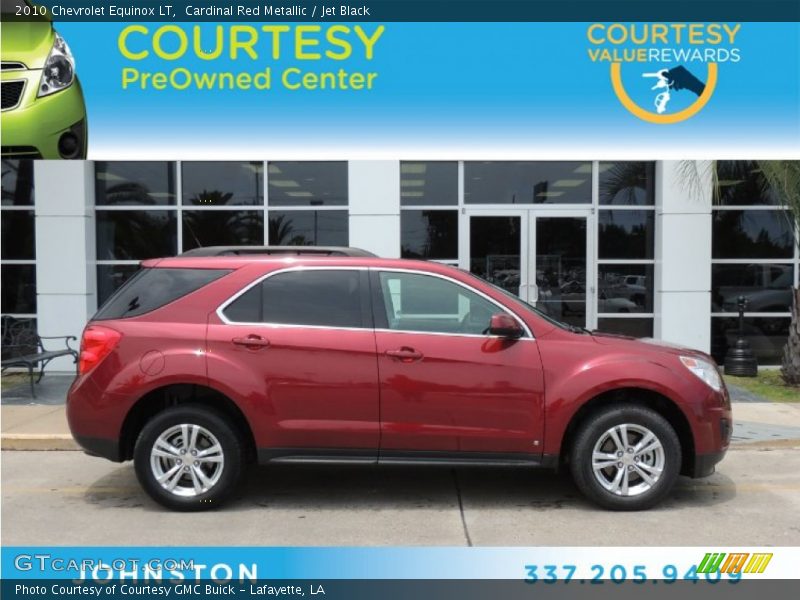 Cardinal Red Metallic / Jet Black 2010 Chevrolet Equinox LT