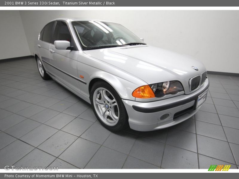 Titanium Silver Metallic / Black 2001 BMW 3 Series 330i Sedan