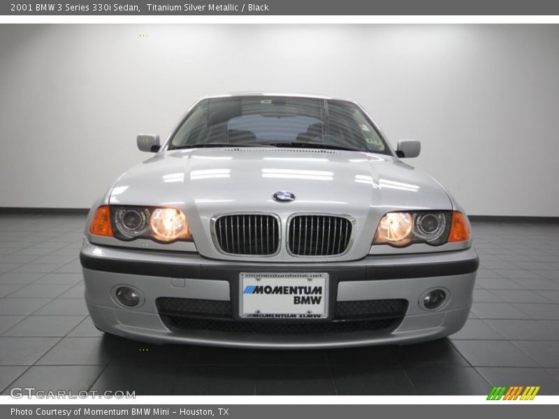 Titanium Silver Metallic / Black 2001 BMW 3 Series 330i Sedan