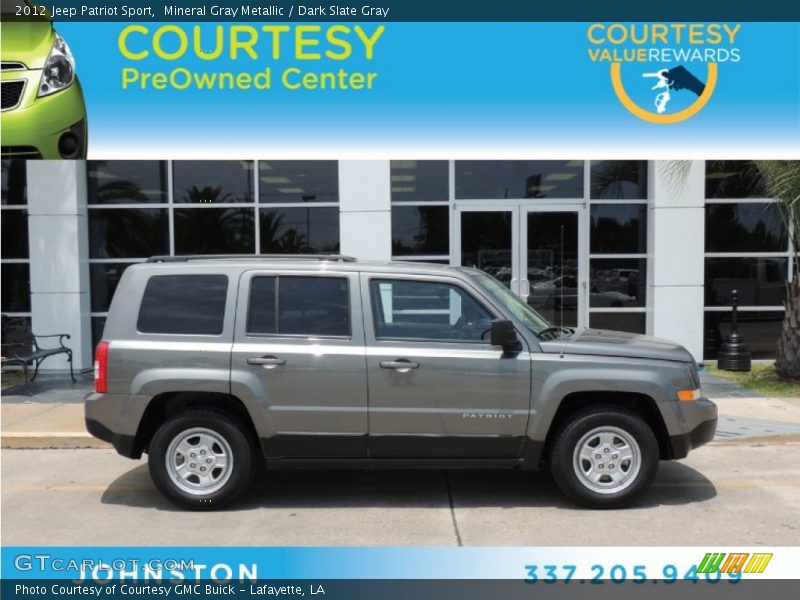 Mineral Gray Metallic / Dark Slate Gray 2012 Jeep Patriot Sport