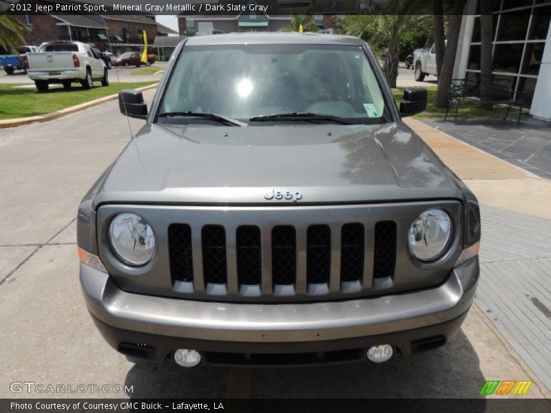 Mineral Gray Metallic / Dark Slate Gray 2012 Jeep Patriot Sport