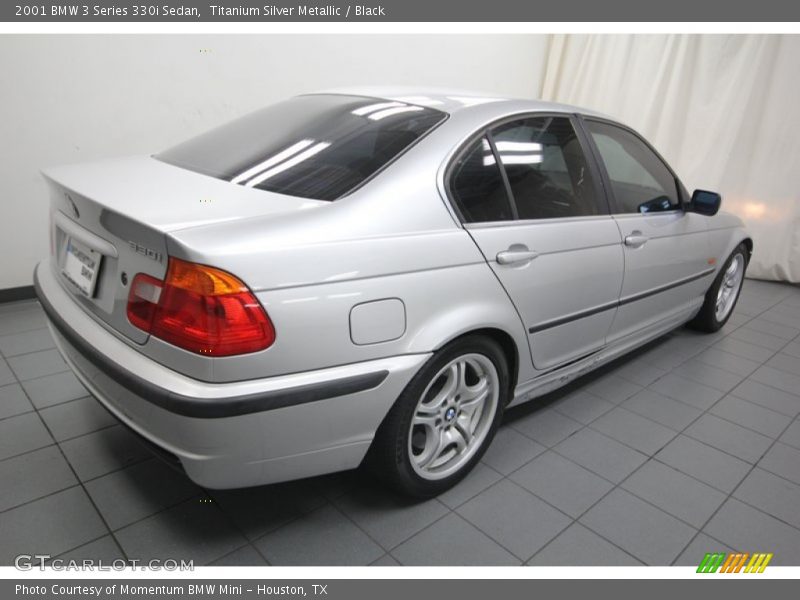 Titanium Silver Metallic / Black 2001 BMW 3 Series 330i Sedan