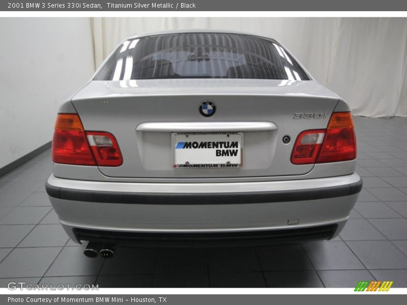 Titanium Silver Metallic / Black 2001 BMW 3 Series 330i Sedan