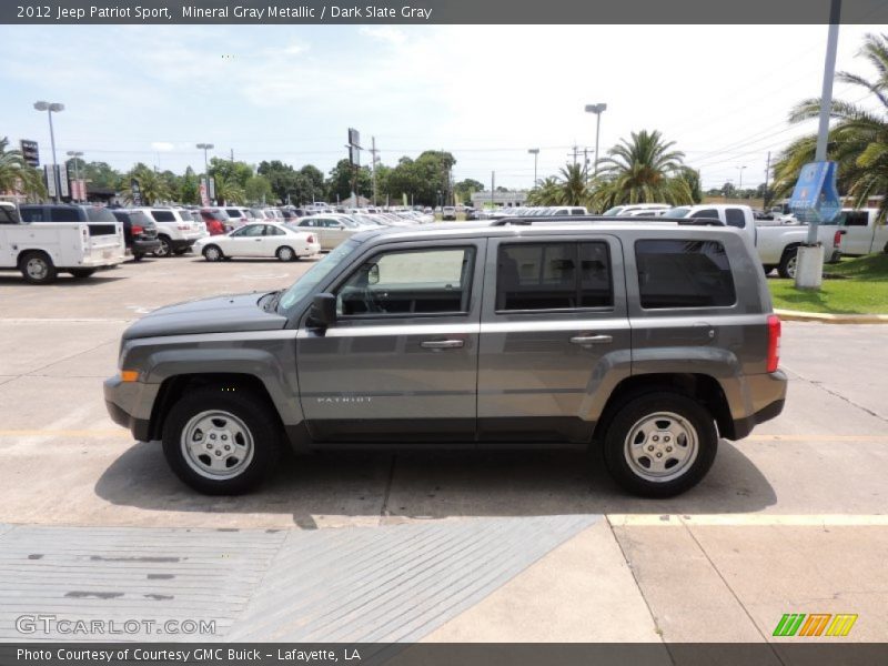 Mineral Gray Metallic / Dark Slate Gray 2012 Jeep Patriot Sport