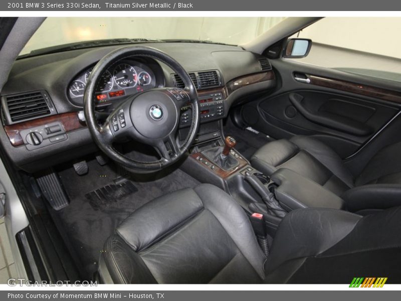Black Interior - 2001 3 Series 330i Sedan 