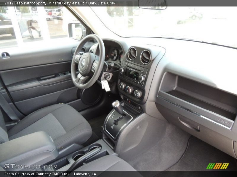 Mineral Gray Metallic / Dark Slate Gray 2012 Jeep Patriot Sport