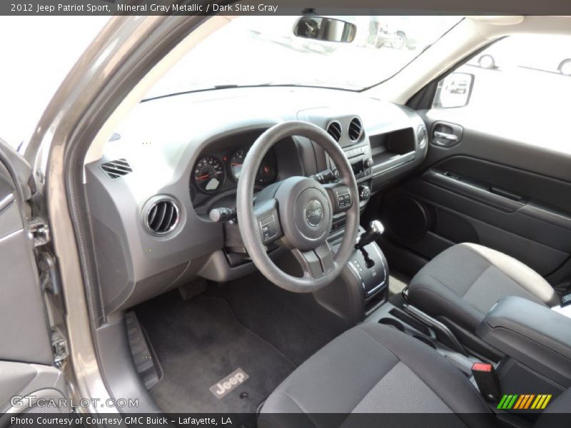 Mineral Gray Metallic / Dark Slate Gray 2012 Jeep Patriot Sport