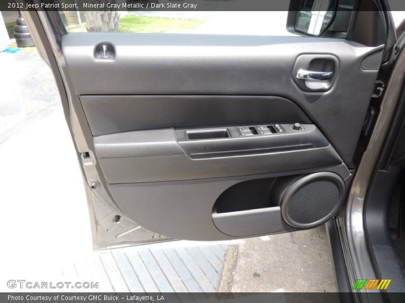 Mineral Gray Metallic / Dark Slate Gray 2012 Jeep Patriot Sport
