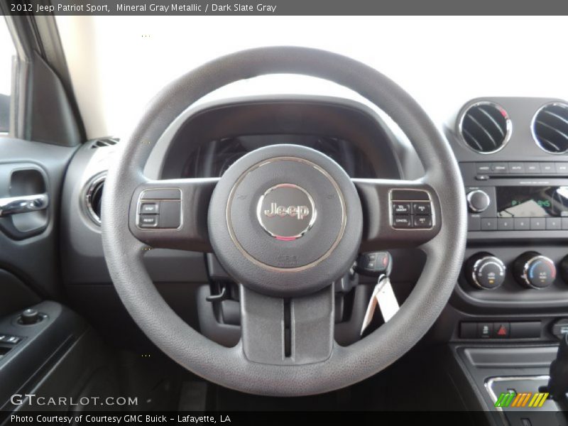 Mineral Gray Metallic / Dark Slate Gray 2012 Jeep Patriot Sport