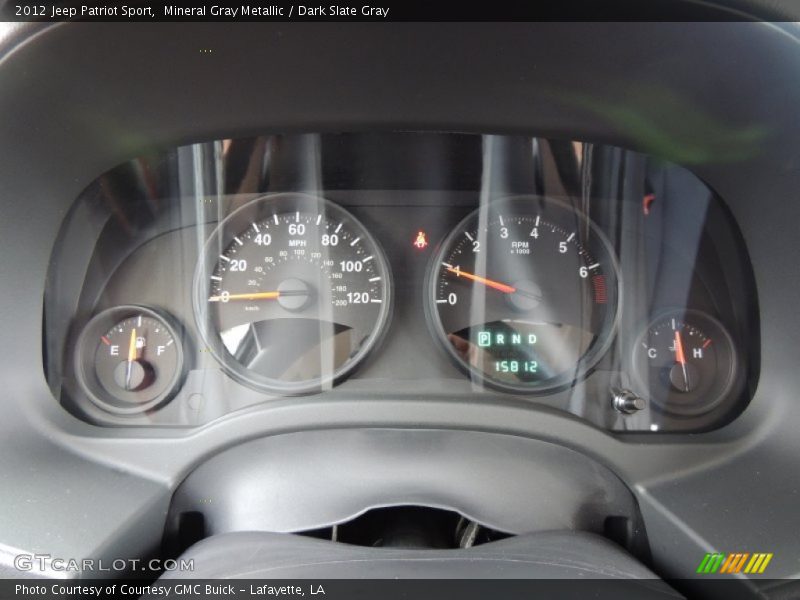 Mineral Gray Metallic / Dark Slate Gray 2012 Jeep Patriot Sport