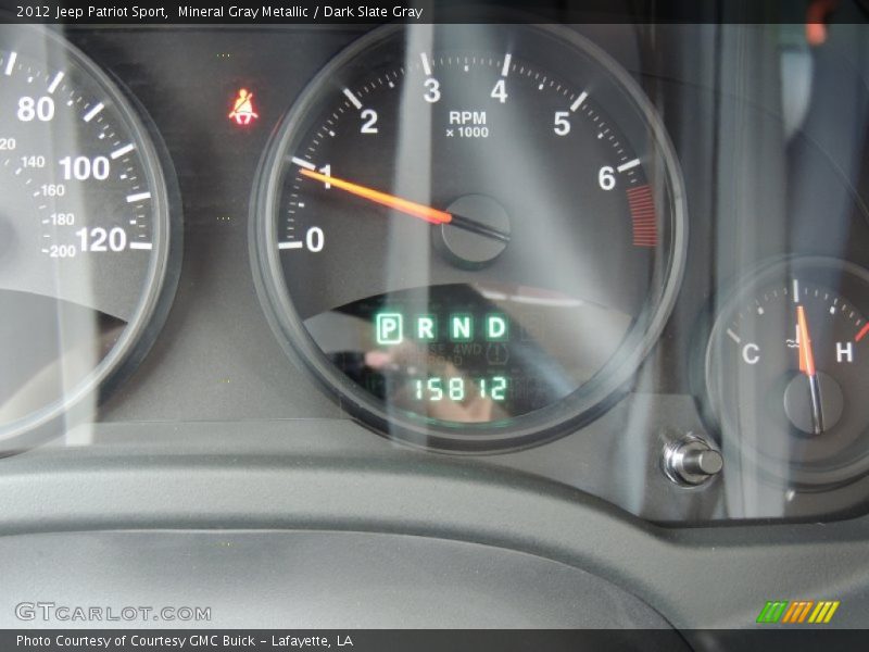 Mineral Gray Metallic / Dark Slate Gray 2012 Jeep Patriot Sport