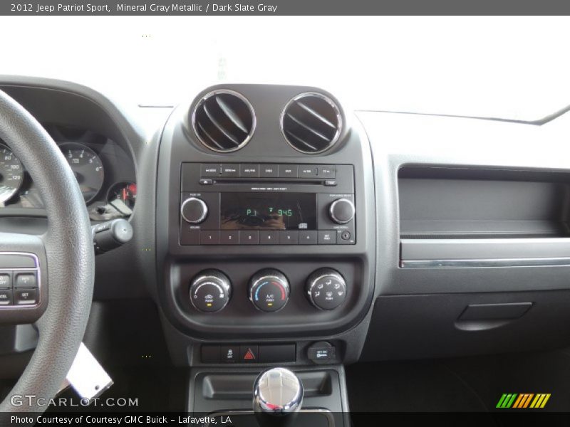 Mineral Gray Metallic / Dark Slate Gray 2012 Jeep Patriot Sport