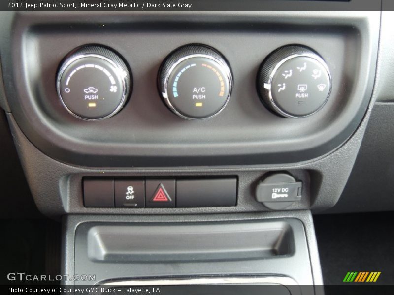 Mineral Gray Metallic / Dark Slate Gray 2012 Jeep Patriot Sport