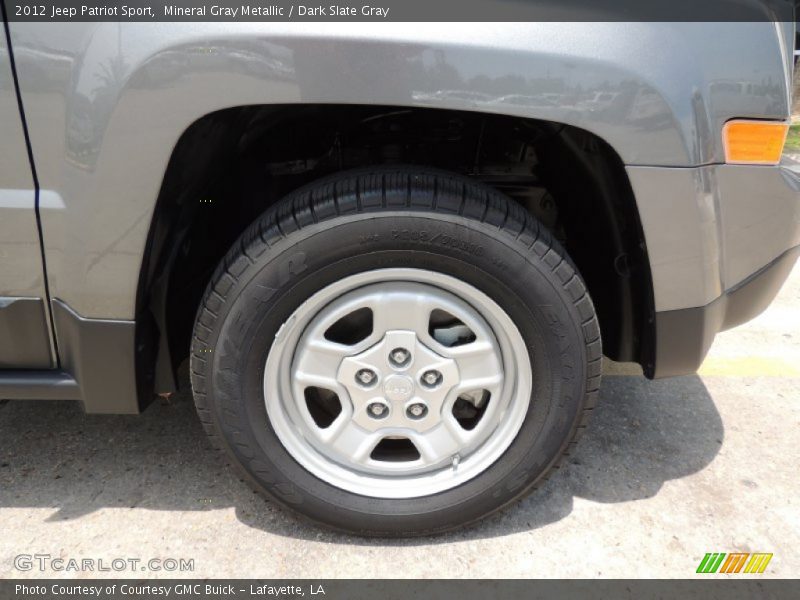 Mineral Gray Metallic / Dark Slate Gray 2012 Jeep Patriot Sport