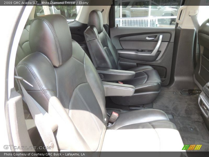 White Diamond Tricoat / Ebony 2009 GMC Acadia SLT