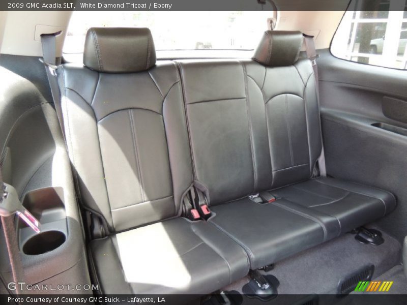 White Diamond Tricoat / Ebony 2009 GMC Acadia SLT