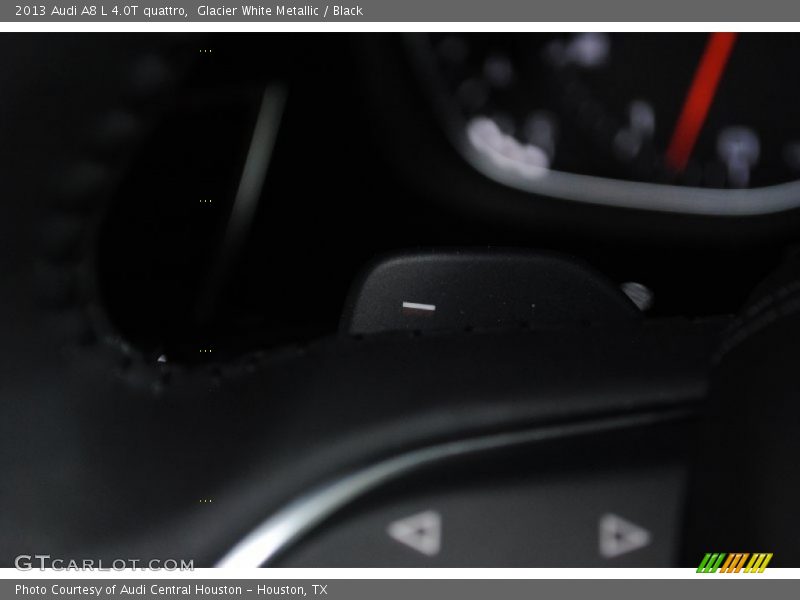 Glacier White Metallic / Black 2013 Audi A8 L 4.0T quattro
