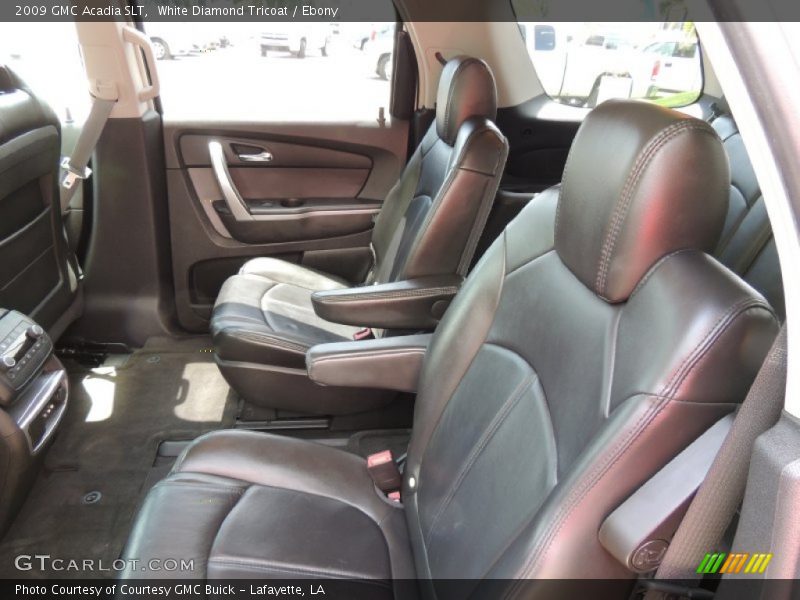 White Diamond Tricoat / Ebony 2009 GMC Acadia SLT