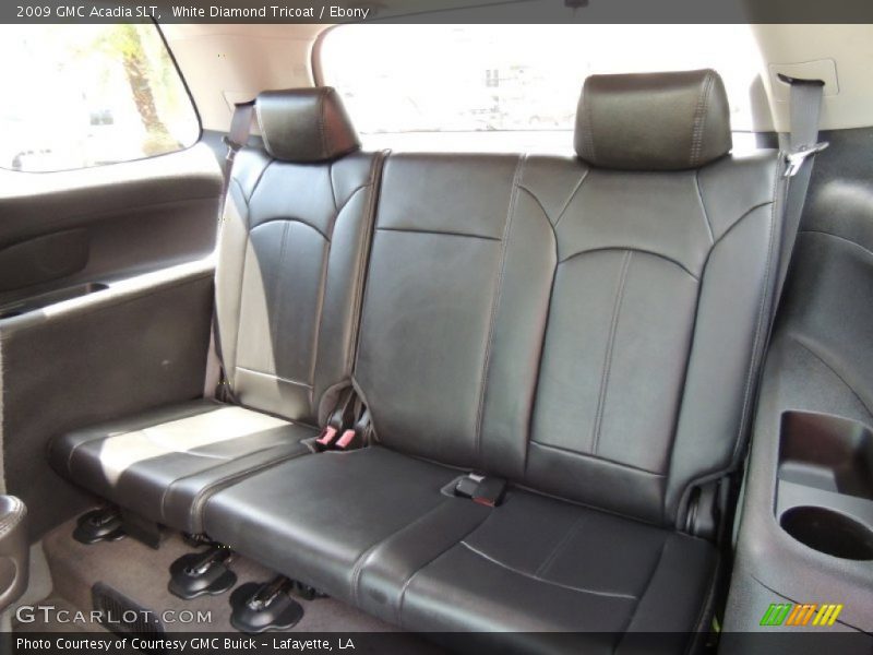 White Diamond Tricoat / Ebony 2009 GMC Acadia SLT