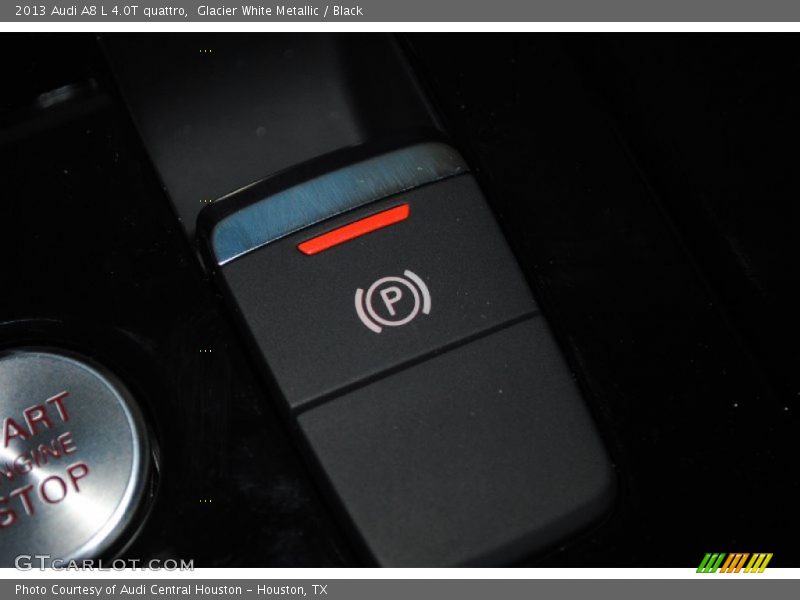 Glacier White Metallic / Black 2013 Audi A8 L 4.0T quattro
