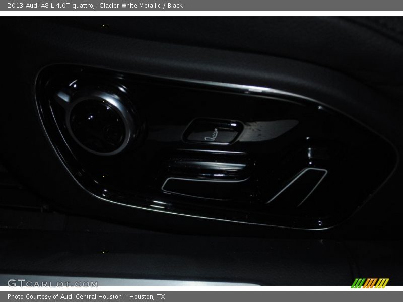 Glacier White Metallic / Black 2013 Audi A8 L 4.0T quattro