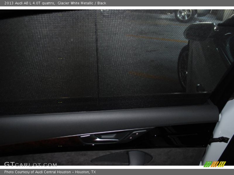 Glacier White Metallic / Black 2013 Audi A8 L 4.0T quattro