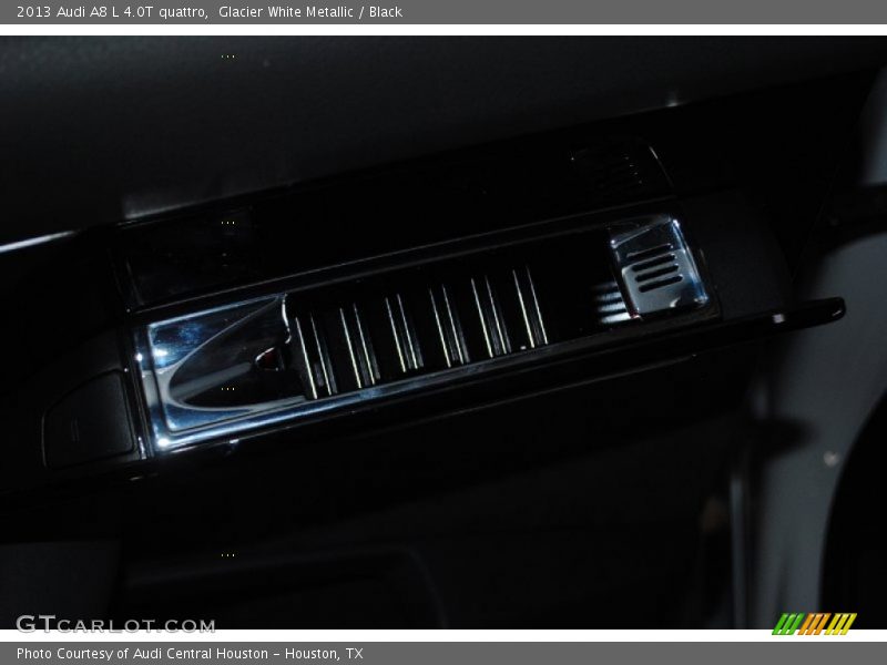 Glacier White Metallic / Black 2013 Audi A8 L 4.0T quattro
